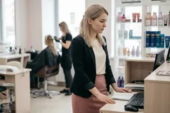 Юбка администратора салона красоты