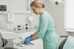 Брюки медицинского кроя для салона красоты