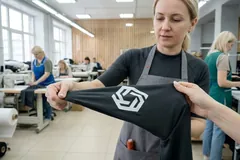 DTF на стрейч-ткани — макро