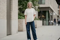 Оверсайз футболка drop-shoulder с логотипом