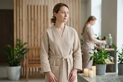 Спа-халат в wellness-центре