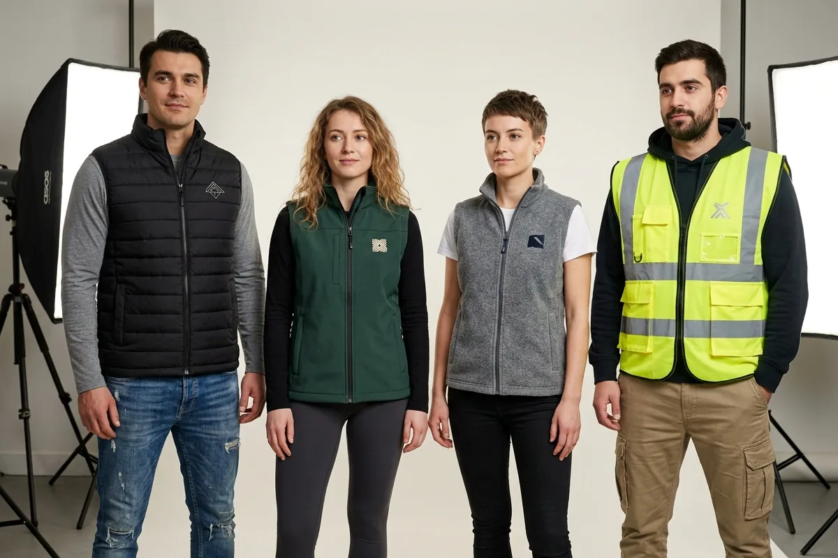 Жилеты с логотипом — пуховые puffer, softshell, флисовые, костюмные, рабочие safety от «Наследие Сибири»